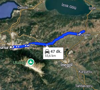 BURSA YENİŞEHİR AKBIYIK MAH. 1.416M² TARLA SATILIKTIR - BURSA YENİŞEHİR fotoğraf 5